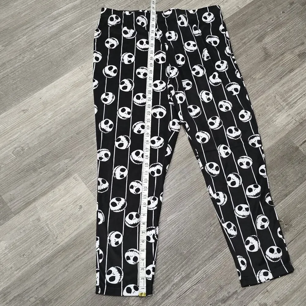 Disney Tim Burton's Nightmare Christmas 2 Piece Pajama Set Soft PJ Top & Pants L - Picture 11 of 12